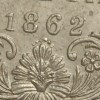 British India Victoria One Rupee 1862 6 dot Silver Coin UNC - Image 3