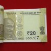 20 Rs Rare Full Bundle 000701 Fancy Number Note 000786 Gem Bunc Condition Year 2025 - Image 4