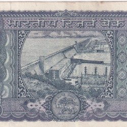Alternative view of 100 Rupees White Patti Governor I.J. Patel (A-U Conditio) Note