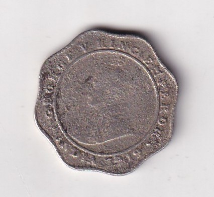 British India 4 Annas 1919 (George V) Rare Coin #E-187