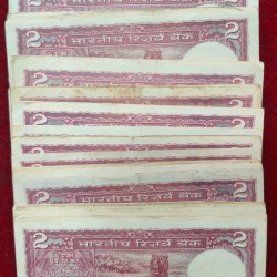 Alternative view of 2 Rupees Tiger Issue Governor S.Jgannathan Rare (68 Note ) LOOT #*34