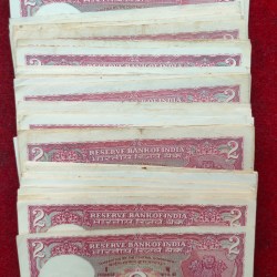 2 Rupees Tiger Issue Governor S.Jgannathan Rare (68 Note ) LOOT #*34