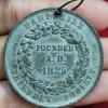 1864 Hampshire Friendly Society Medal 38mm by W.J.Taylor - White metal. Pierced #E-160 - Image 2