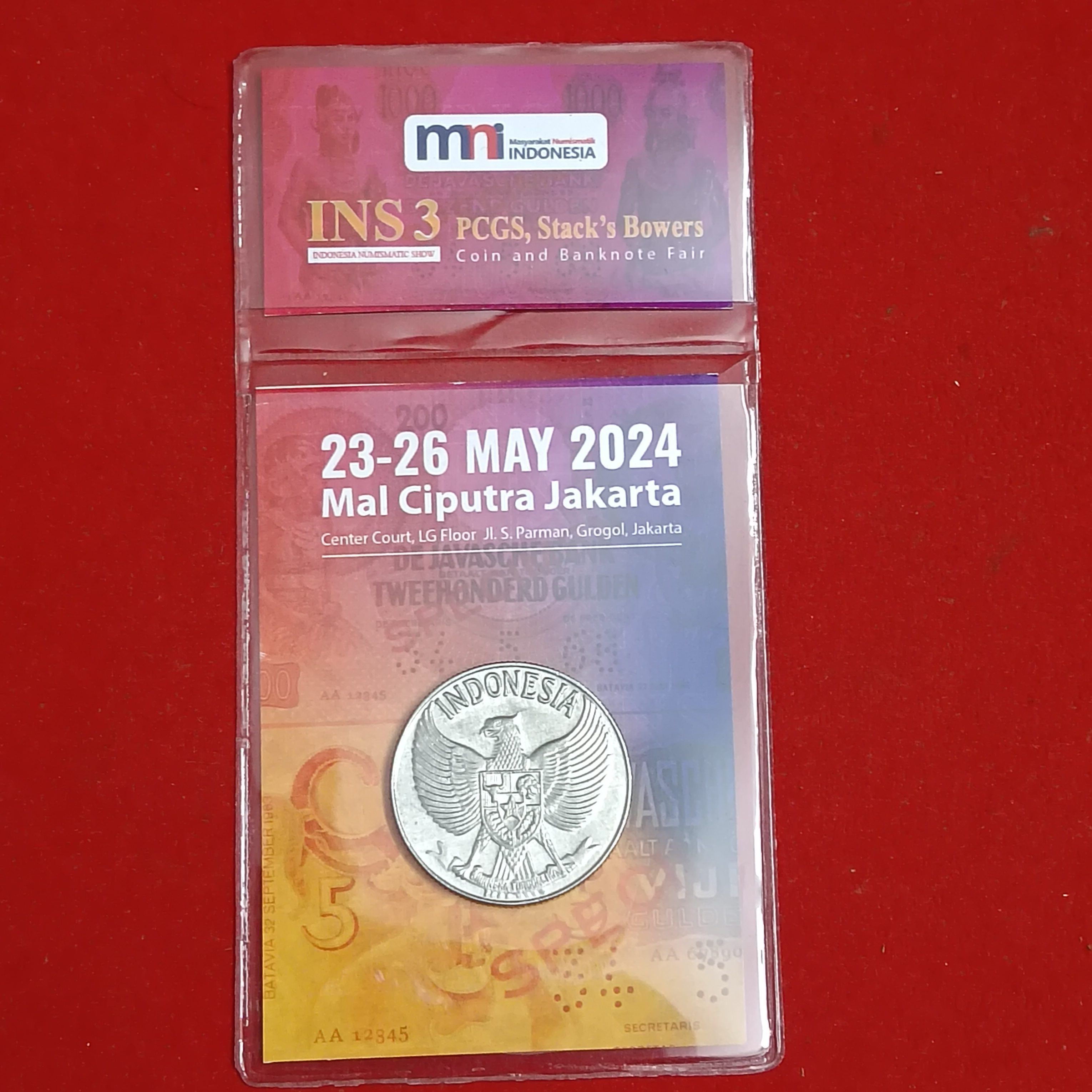 Indonesia Numismatic Coin Show 1958 Year 50 SEN Republic of Indonesia