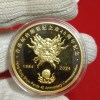 Extremely Rare Proof Coin Hong Kong Show Panda 40 Aniversary Commemorative 1984-2024 Gold Plated - Image 6