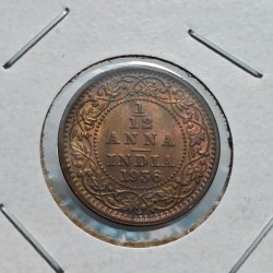 1/12 ANNA 1936 CALCUTTA MINT COIN GEM UNC CONDITION COIN