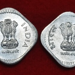 5 PAISE 1986 CALCUTTA MINT UNC CONDITION