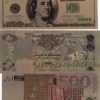 9 Different U.S.A Gold & Silver Plated Note Rare Set - Image 3