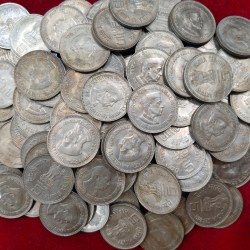 (10 PCS LOTT) JAWAHARLAL NEHRU 5 RUPEES BIG SIZE