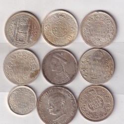 9 Different Old Fantasy Replica Coin Set (9 Pcs) #E-203