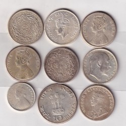 Alternative view of 9 Different Old Fantasy Replica Coin Set (9 Pcs) #E-203