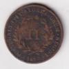 Mozambique 2 Réis - Maria II (Colonial Coinage) 1853 Rare Coin #E-204