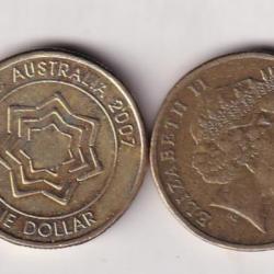 Australia 1 Dollar 2007 - Elizabeth II - APEC Australia Commemorative issue Rare Coin #E-272