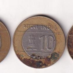 CROSS COIN ( 3 COIN SET ) 2007+2006 RARE COIN SET #E-273