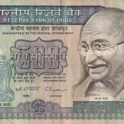500 Rupees Dandi Governor C.Rangarajan Rare Note