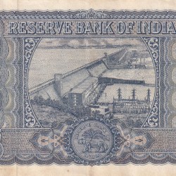 Alternative view of 100 Rupees Diamond Issue Governor P.C. Bhattacharya Top Condition With Fancy Number (150127) Birthday Number Note