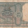 5 Rupees Fafda Issue Governor H. V. R. Lyengar Rare Note - Image 2