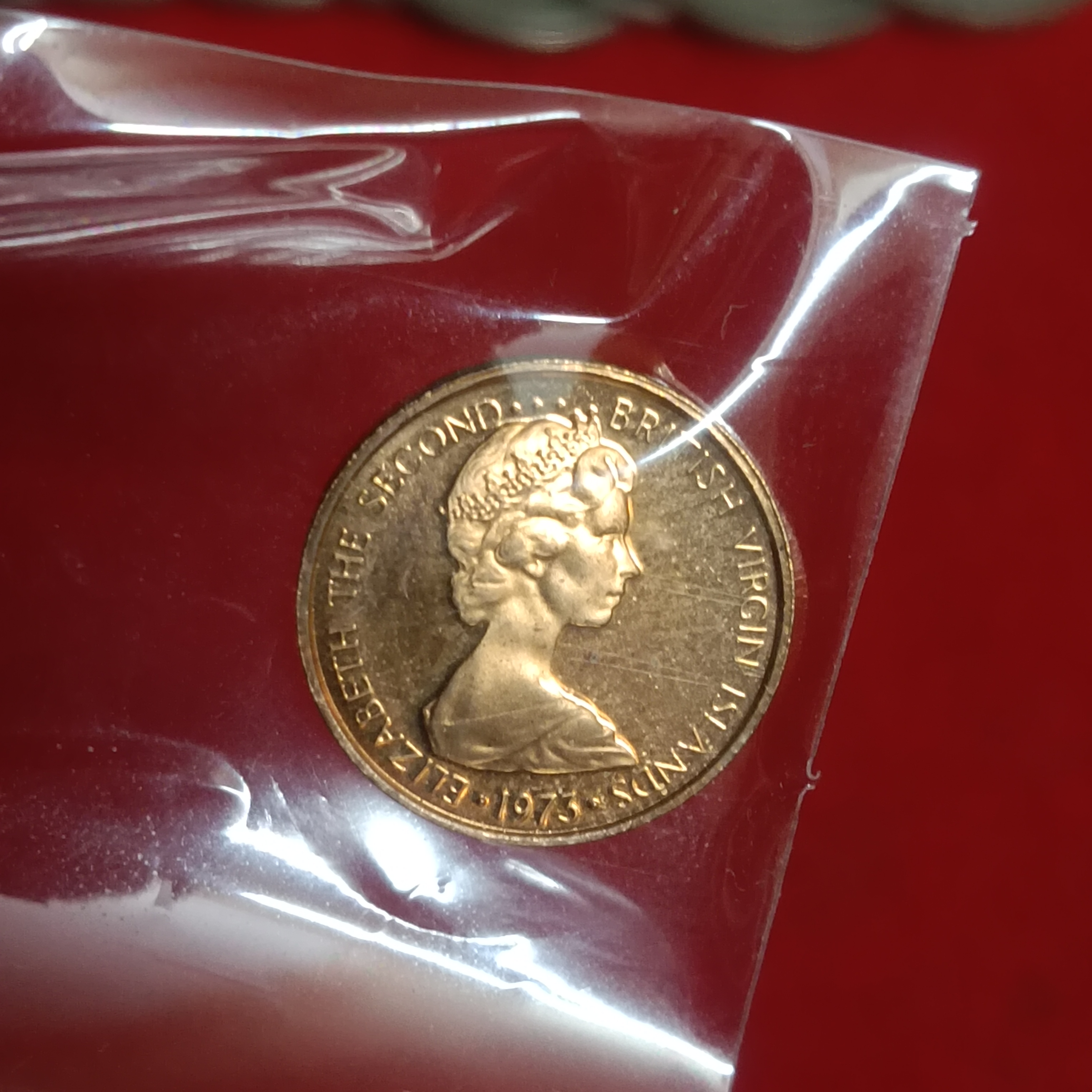 Elizabeth The Second Islands 1 Cent 1973 Proof Coin - Image 2