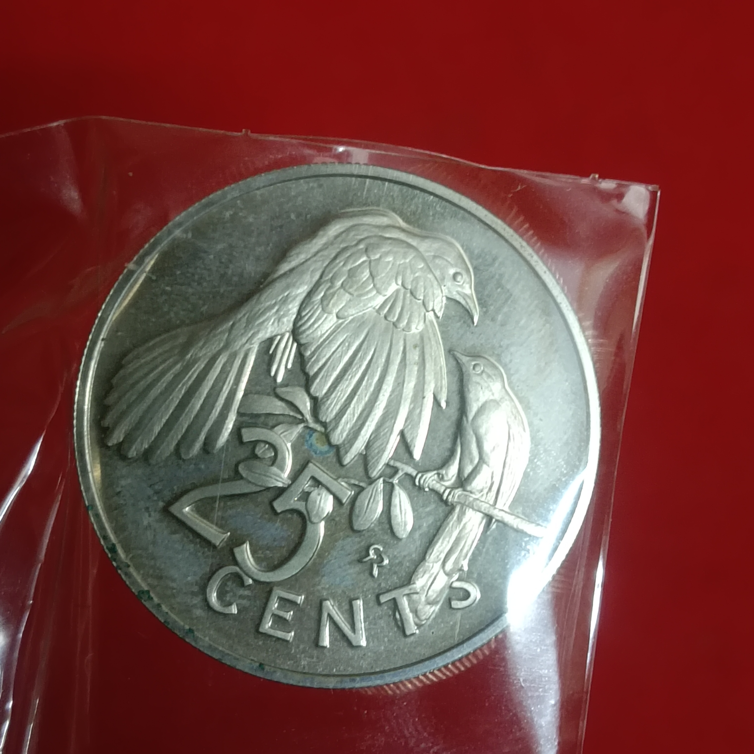 Elizabeth The Second Islands 25 Cents 1973 Proof Coin - Image 3