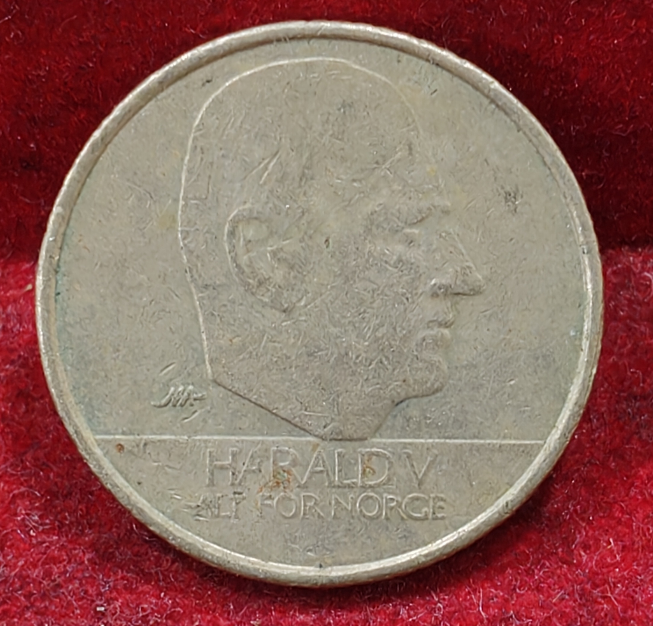 Norway 10 Kroner 1995 - Harald V Coin # E-206