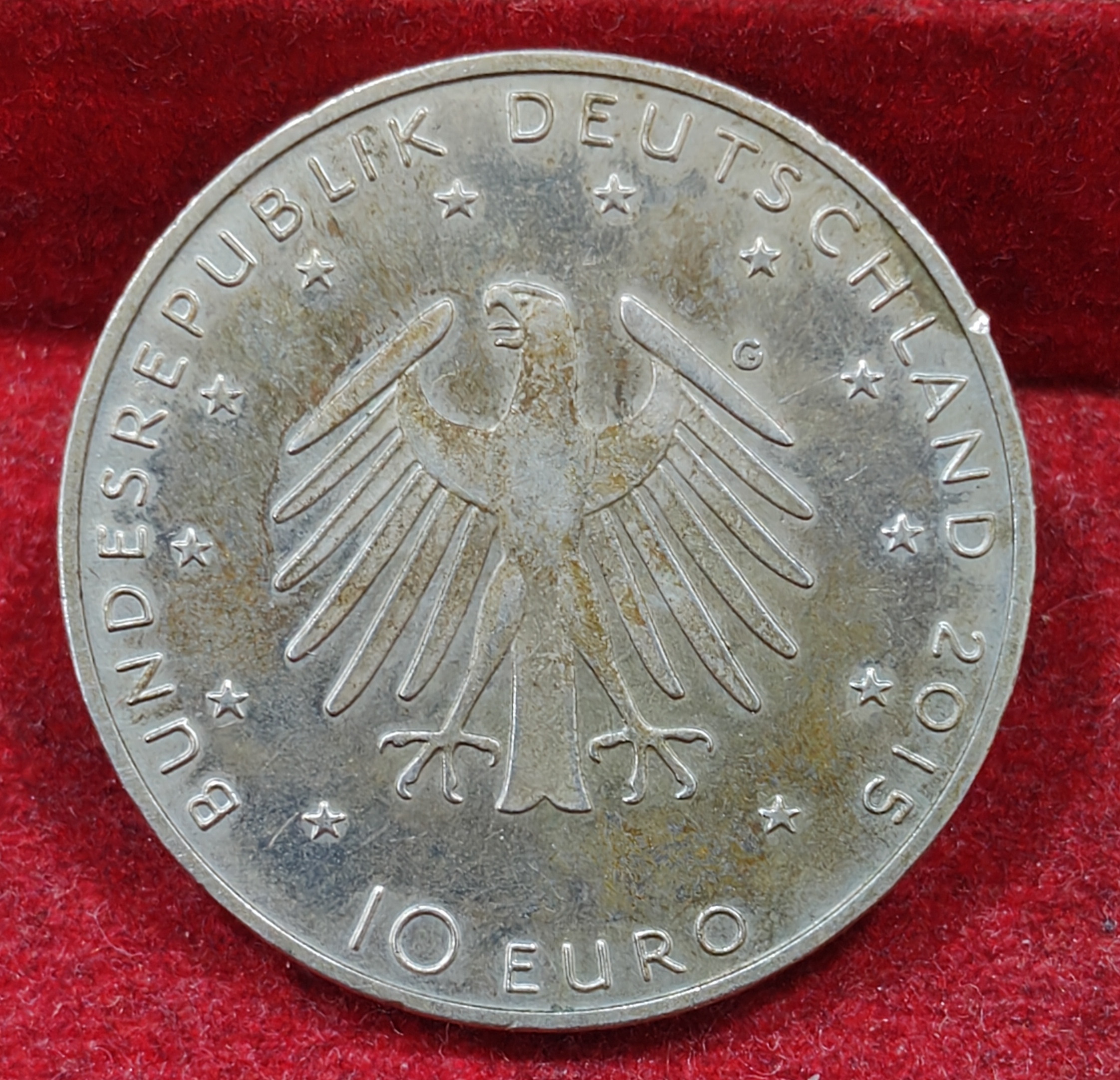 Germany, Federal 10 Euros 2015 - Lucas Cranach the Younger Commemorative issue Rare Coin # E-216