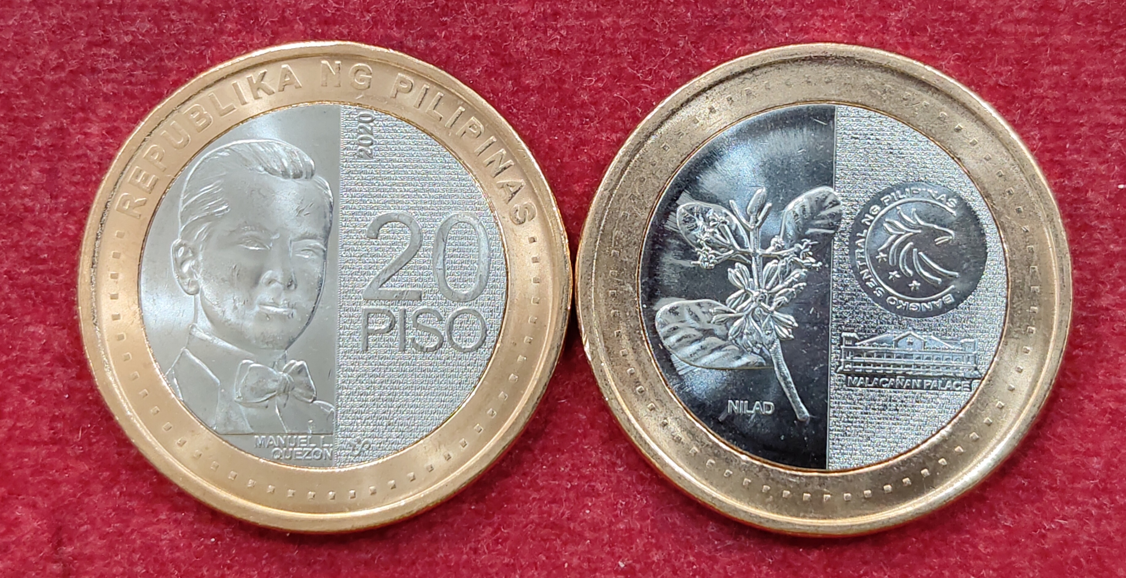 Philippines 20 Piso BSP seal Rare Bimetallic UNC Coin #E-222