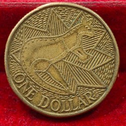 Australia 1 Dollar 1988 - Elizabeth II - First Fleet Bicentenary Commemorative issue Rare Lowest Price Coin # E-227