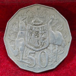 Australia 50 Cents 1979 - Elizabeth II ; Dodecagonal Commemorative issue Rare Lowest Price Coin # E-228