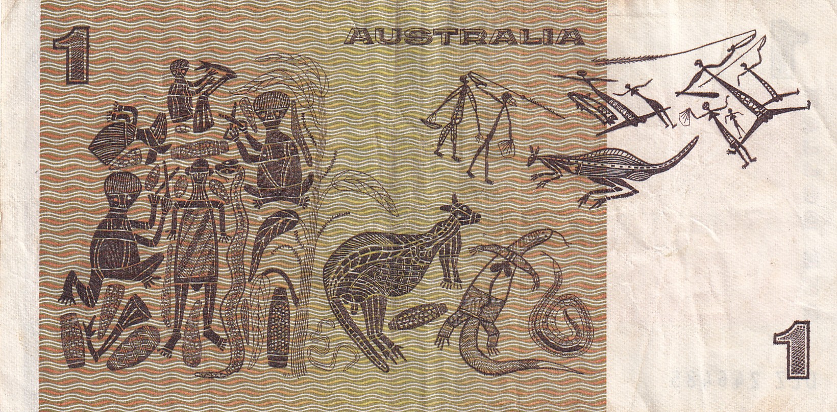 Australia 1 Dollar Commonwealth of Australia Rare Note #B2
