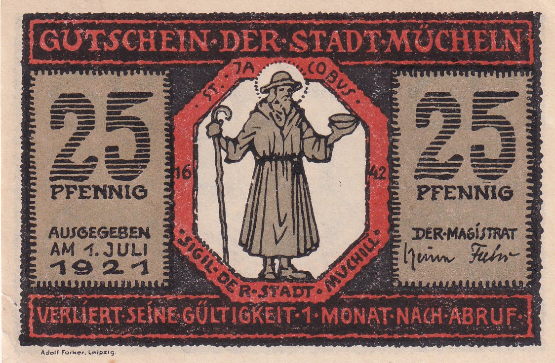 Germany, 25 Pfennigs ( 1921 ) series Rare Note Lowest Price