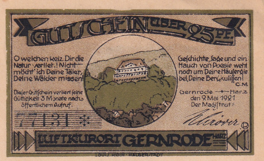 Germany, 25 Pfennigs ( 1921 ) series Rare Note Lowest Price