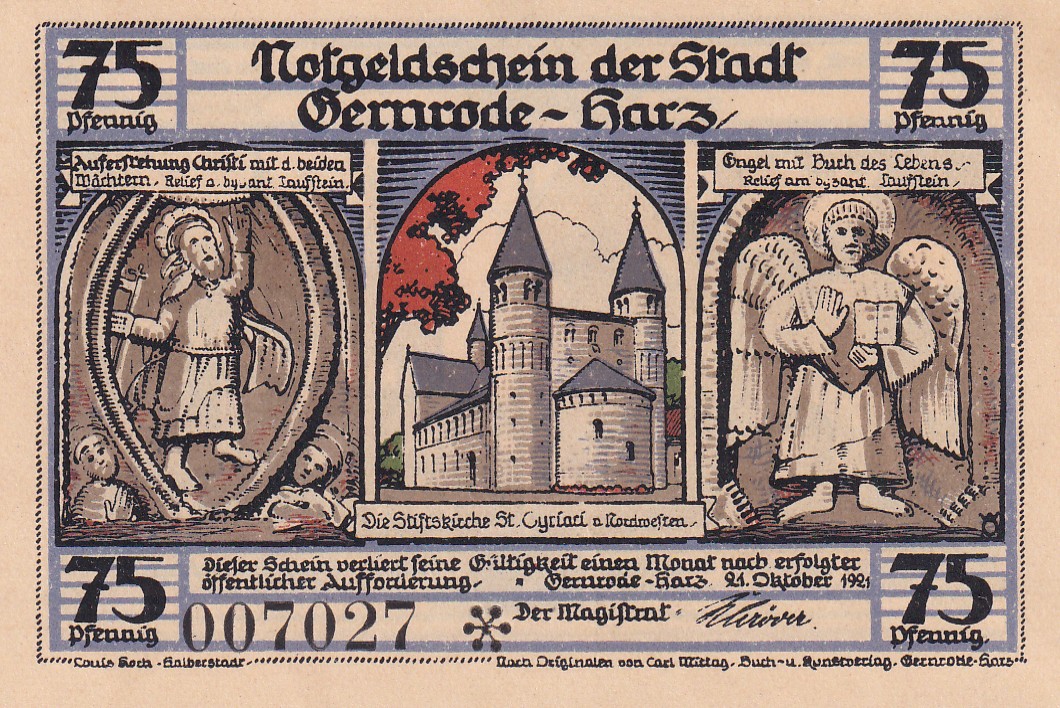 Germany, 75 Pfennigs ( 1921 ) series Rare Note Lowest Price