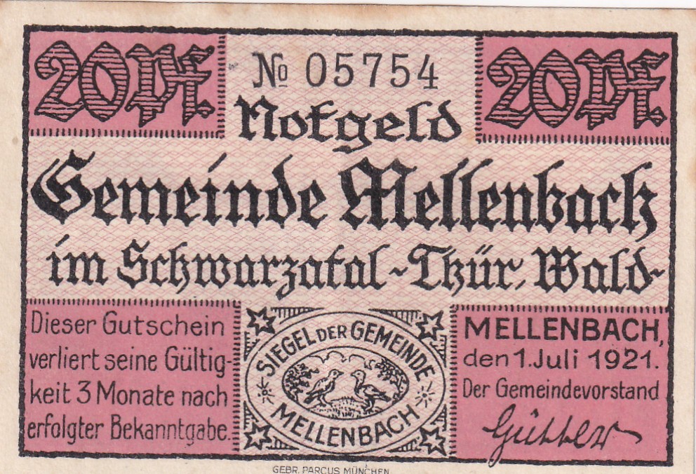 Germany, 75 Pfennigs ( 1921 ) series Rare Note Lowest Price