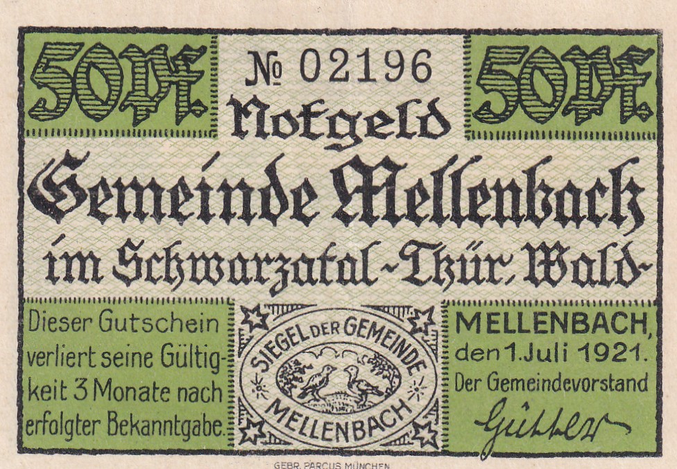 Germany, 50 Pfennigs ( 1921 ) series Rare Note Lowest Price