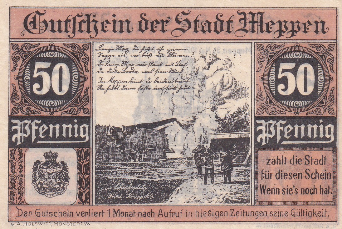 Germany, 50 Pfennigs ( 1921 ) series Rare Note Lowest Price
