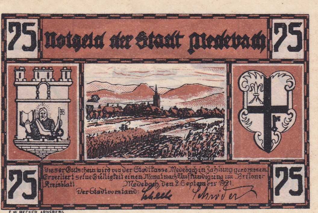 Germany, 75 Pfennigs ( 1921 ) series Rare Note Lowest Price