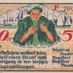 Germany, 50 Pfennigs ( 1921 ) series Rare Note Lowest Price