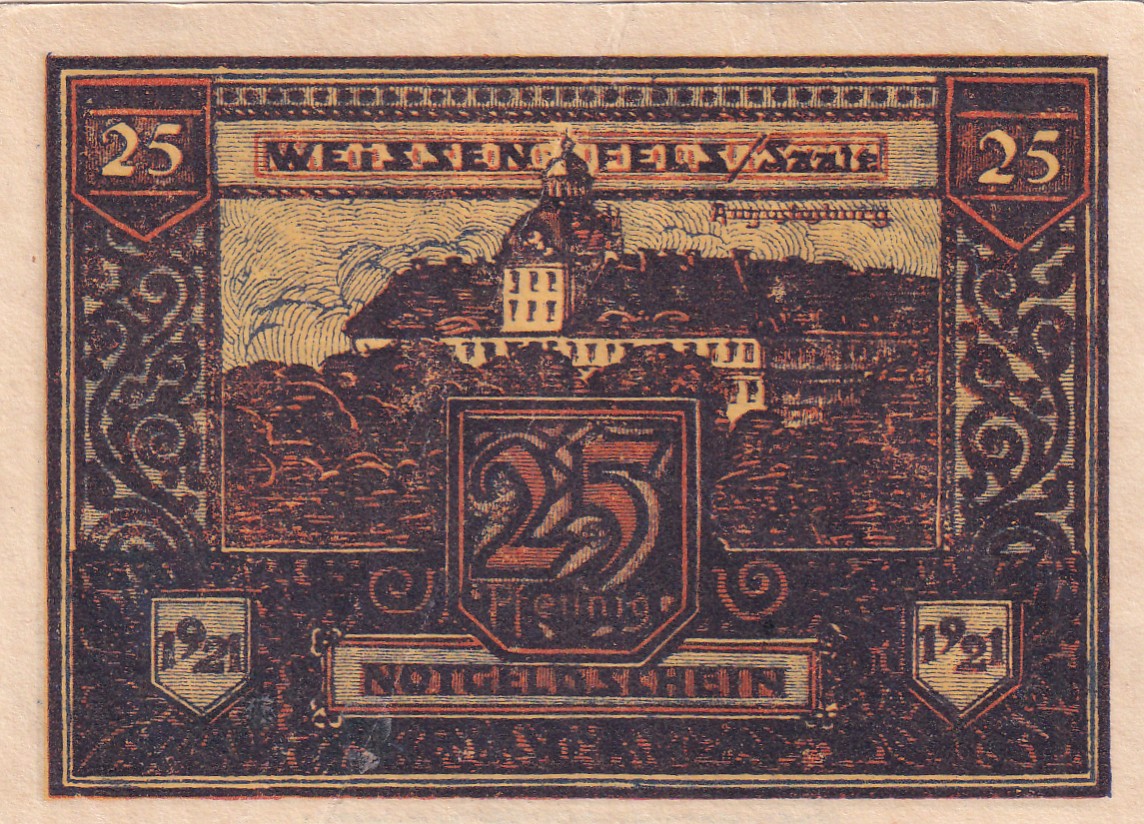 Germany, 25 Pfennigs ( 1921) series Rare Note Lowest Price
