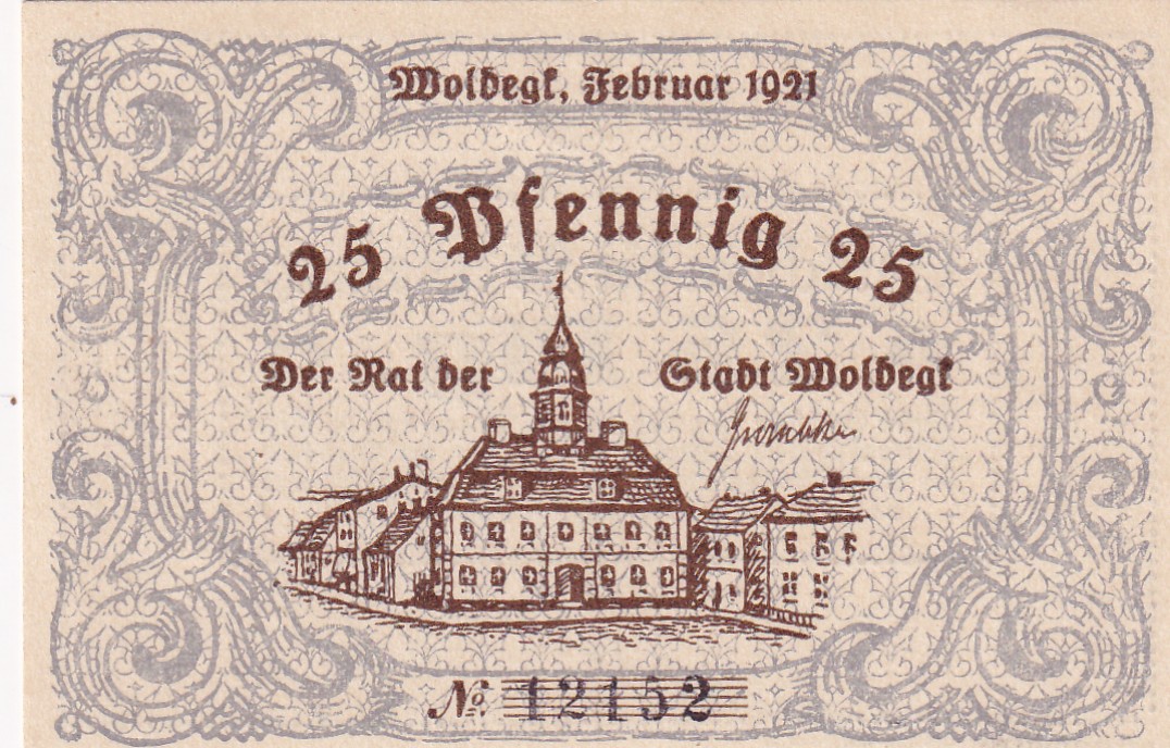 Germany, 25 Pfennigs( 1921) series Rare Note Lowest Price