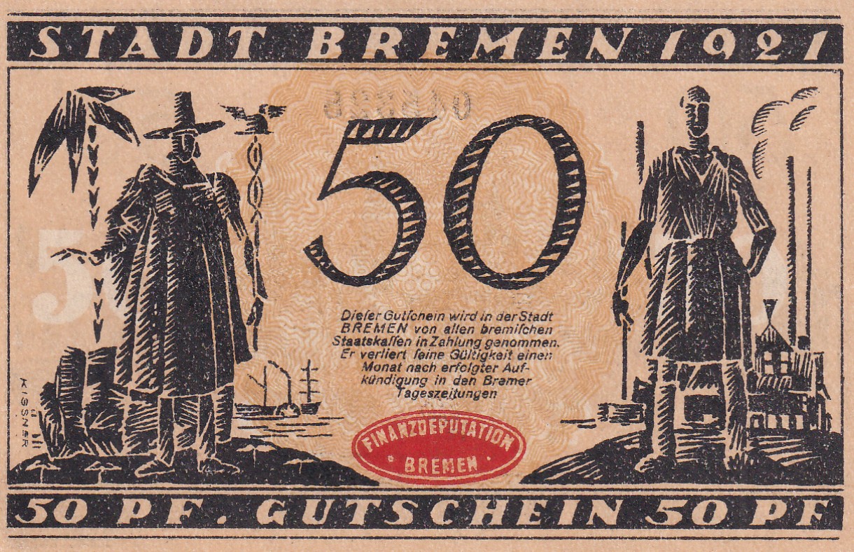 Germany, 50 Pfennigs ( 1921) series Rare Note Lowest Price