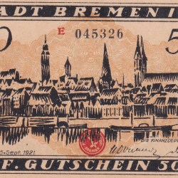 Germany, 50 Pfennigs ( 1921) series Rare Note Lowest Price