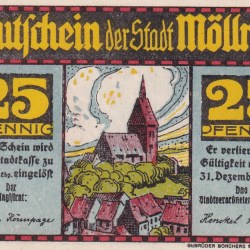 Alternative view of Germany,25 Pfennigs ( 1921) series Rare Note Lowest Price
