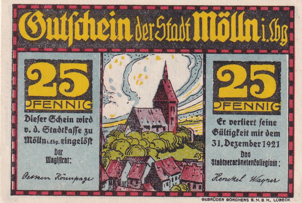 Germany,25 Pfennigs ( 1921) series Rare Note Lowest Price - Image 2
