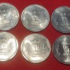 ONE RUPEE COIN 1989 NOIDA MINT WEIGHT 6 GMS BUNC CONDITION EACH COIN PRICE - Image 2