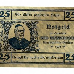 Alternative view of Germany Pfennig Notgeld Emergency Banknote Issues Over a Century Old Unc Unique and Rare