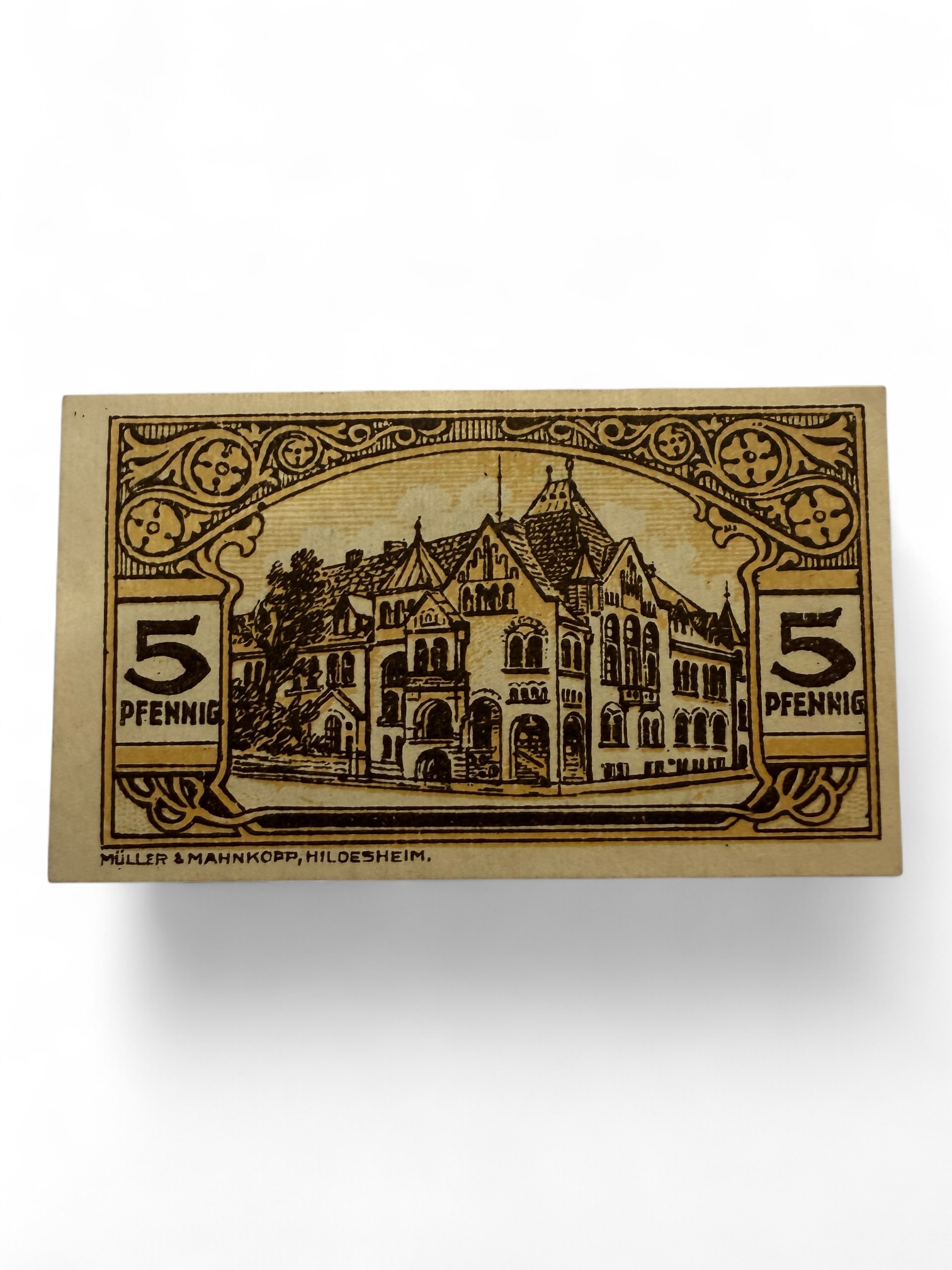 Germany Pfennig Notgeld Emergency Banknote Issues Over a Century Old UNC Unique and Rare - Image 2