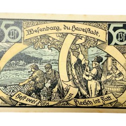 Alternative view of Germany Remda Pfennig Notgeld Emergency Banknote Issues UNC Unique and Rare