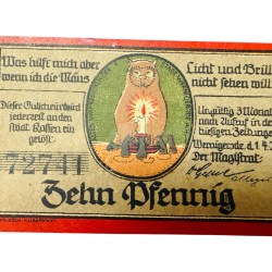 Alternative view of Germany Remda Pfennig Notgeld Emergency Banknote Issues UNC Unique and Rare