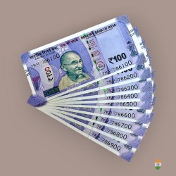 Rs 100 India Banknote 786100 to 786900 Gem Unc Unique and Rare Set