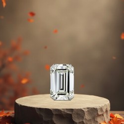 Rare 1 Carat Emerald Cut Shape Lab Grown Diamond Top White Color Excellent Quality Exceptional Collectible Unique and Rare